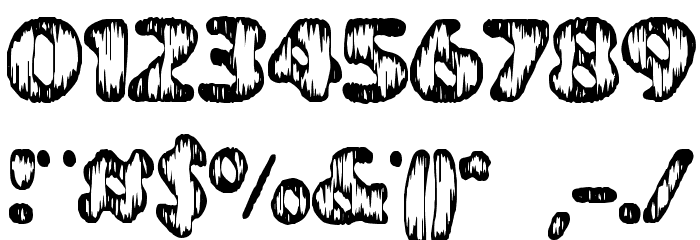 Weathered BRK Font OTHER CHARS