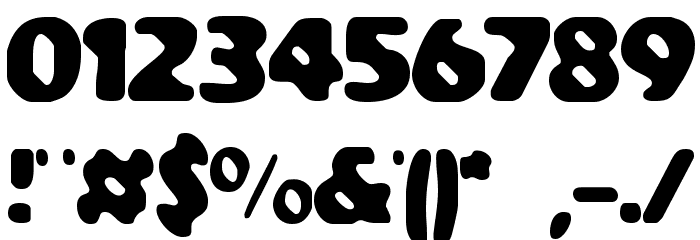 Weathered Solid BRK Font OTHER CHARS