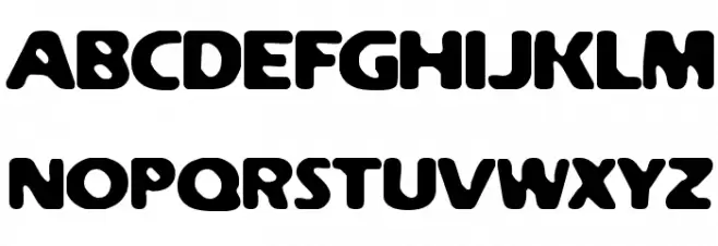 Weathered Solid BRK Schriftart Groß