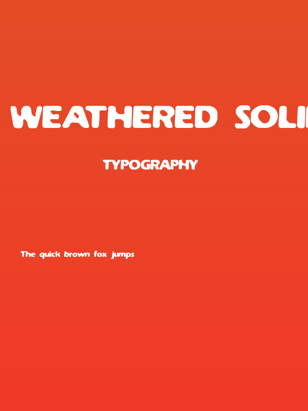 Weathered Solid BRK Poster