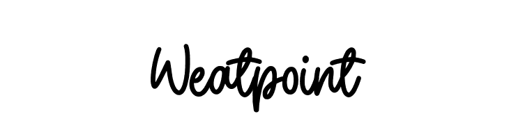 Weatpoint  Скачать бесплатные шрифты