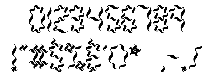 Weaver BRK フォント その他の文字