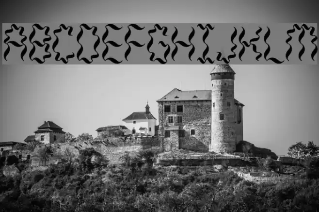 Weaver BRK Font examples