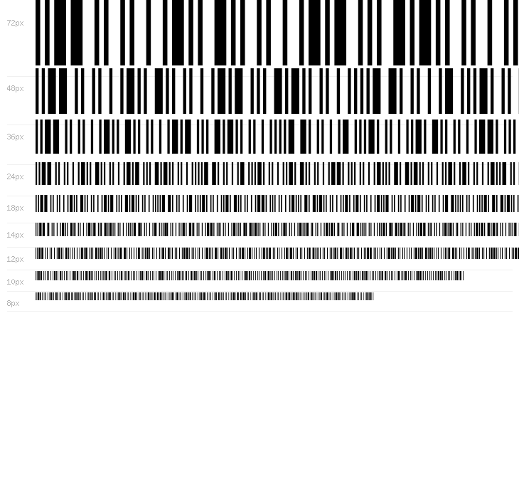 Web 3 Of 9 ASCII Regular Waterfall