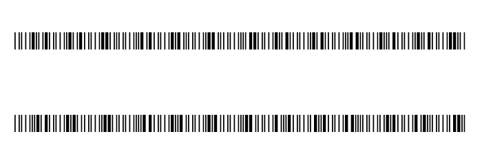 Web 3 Of 9 ASCII Regular Font LOWERCASE