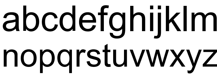 Web Hebrew AD Font LOWERCASE