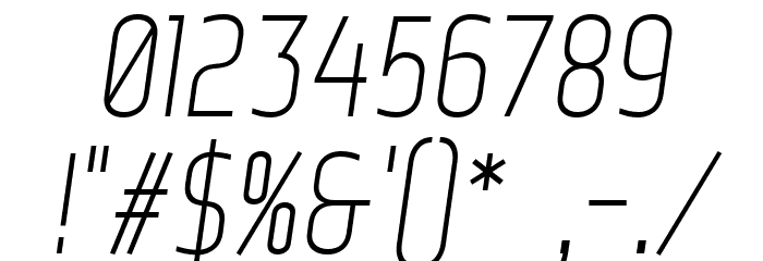 Web Serveroff Italic Font OTHER CHARS