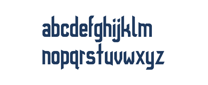WebFont Regular Lowercase
