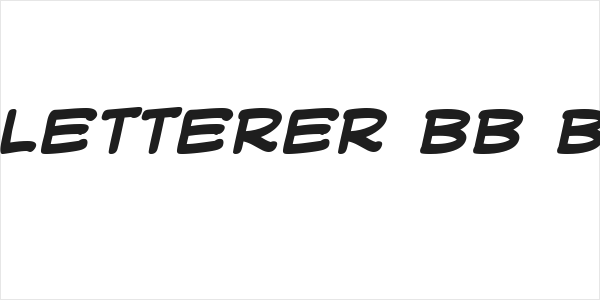 WebLetterer BB Bold Logo