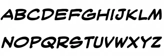 WebLetterer BB Bold Schriftart Kleinbuchstaben