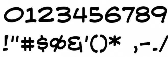 WebLetterer BB Font OTHER CHARS