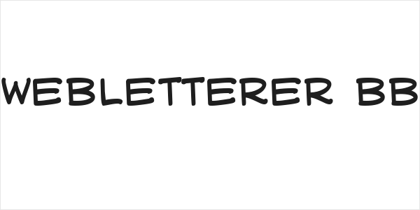 WebLetterer BB Logo