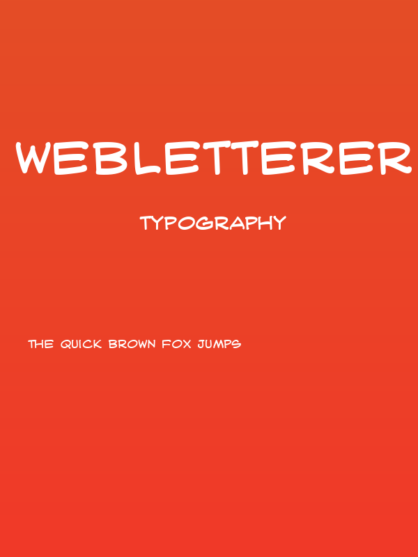 WebLetterer BB Poster