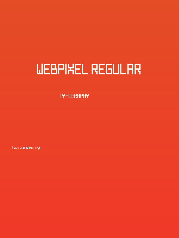 WebPixel Regular Poster