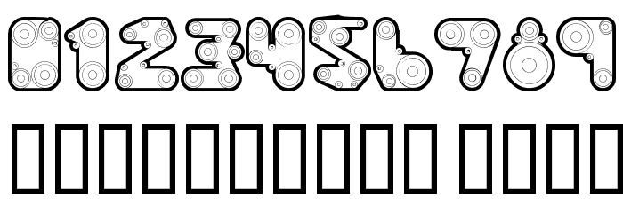 WebPressBold Font OTHER CHARS
