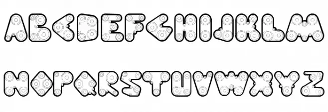 WebPressBold 字体 大写
