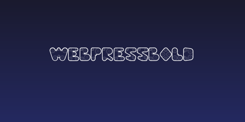 WebPressBold Social Header