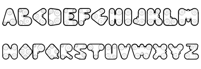WebPressBold Font LOWERCASE