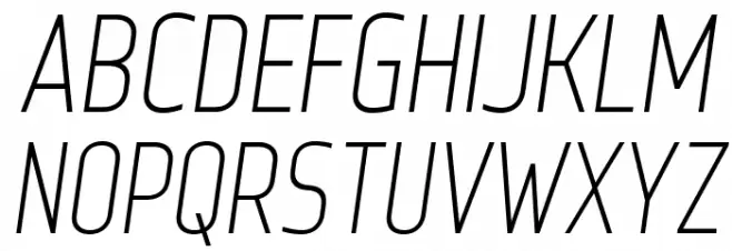 WebServeroff-Italic Polices MAJUSCULES
