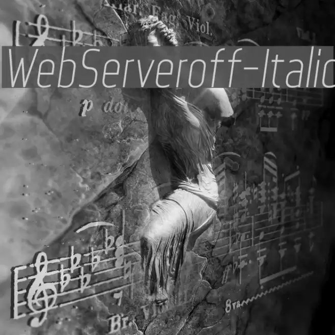 WebServeroff-Italic Шрифта examples