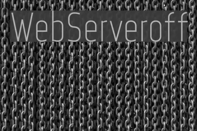 WebServeroff Font examples