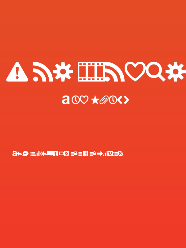 WebSymbols-Regular Poster