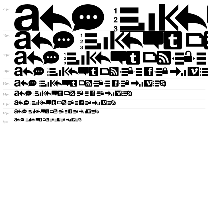 WebSymbols-Regular Waterfall