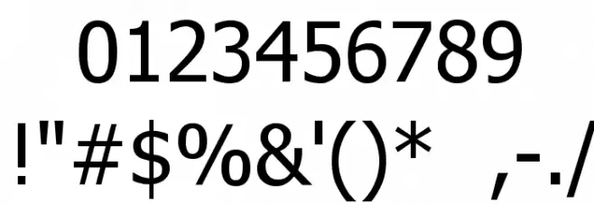 WebTamil Normal Font OTHER CHARS