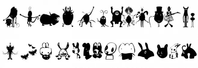 WebTubbies Fonte MAIÚSCULAS