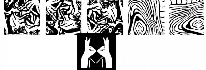 WebWoodCuts Font OTHER CHARS