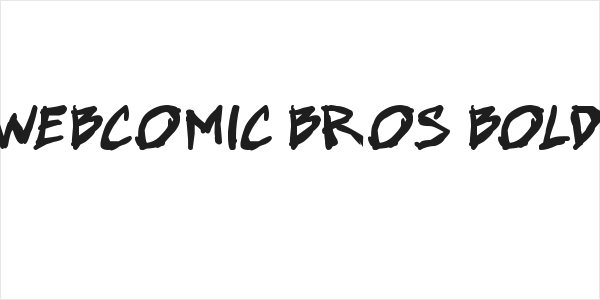 Webcomic Bros Bold Logo