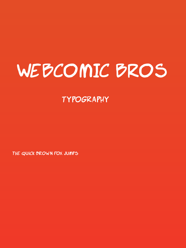 Webcomic Bros Poster