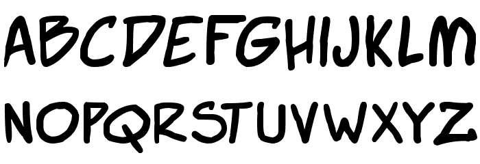 Webcomic Bros Font LOWERCASE
