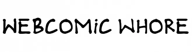 Webcomic whore  Frei Schriftart Herunterladen