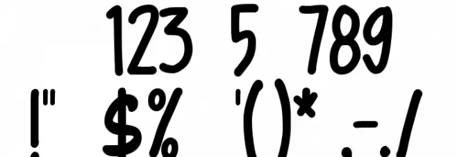 Webcomic Font OTHER CHARS