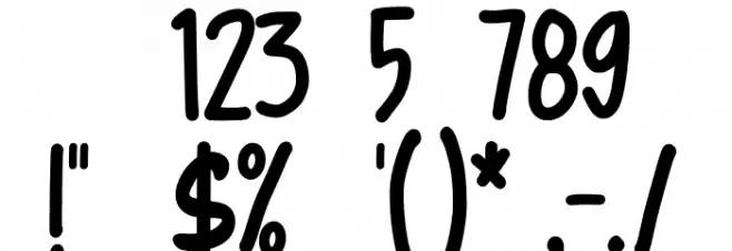 Webcomic Font OTHER CHARS