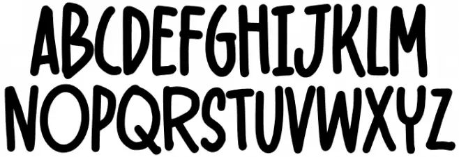 Webcomic Font Litere mari