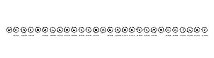 Webi Halloween Monogram Regular  नि: शुल्क फ़ॉन्ट्स डाउनलोड