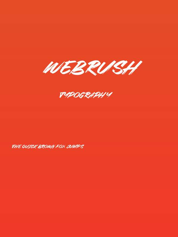 Webrush Poster