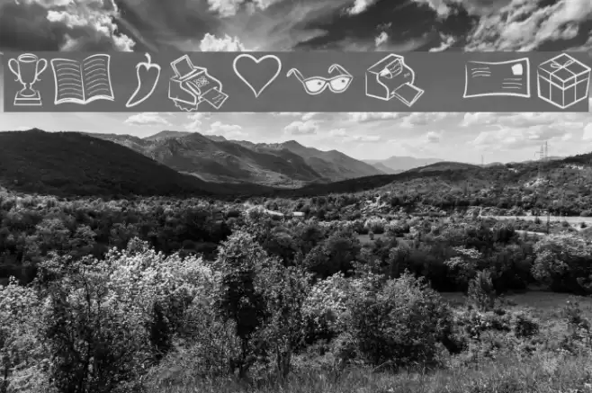 Webstar BV Font examples