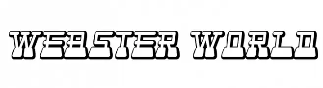 Webster World  Fuentes Gratis Descargar