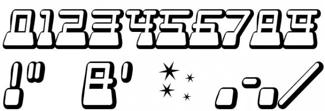 Webster World フォント その他の文字