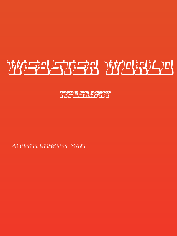Webster World Poster