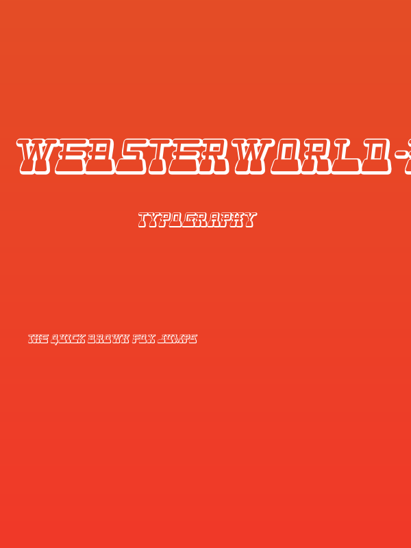 WebsterWorld-Regular Poster