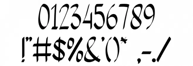 Wedding Card Font OTHER CHARS