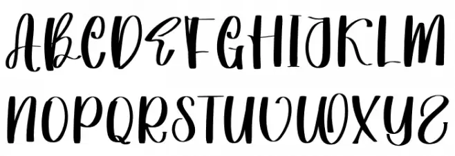 Wedding Christmas Schriftart Groß