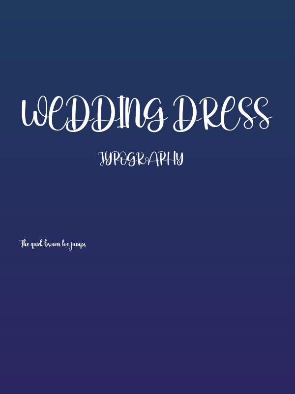 Wedding Dress Poster