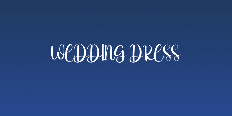 Wedding Dress Social Header