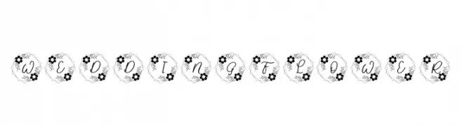 Wedding Flower  Fuentes Gratis Descargar