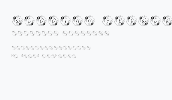 Wedding Flower Business Card